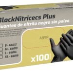 Черни нитрилни ръкавици