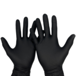 Черни ръкавици нитрил, 100бр/кут.