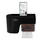 Мултифункционален диспенсър за тоалетна хартия RULOPAK Multitask – Черен (250 листа)
