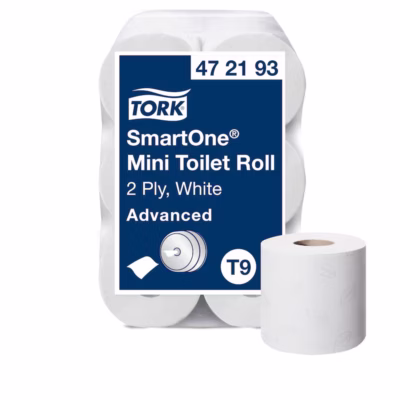 Тоалетна Хартия Tork SmartOne Mini Бяла T9, 2-пластова