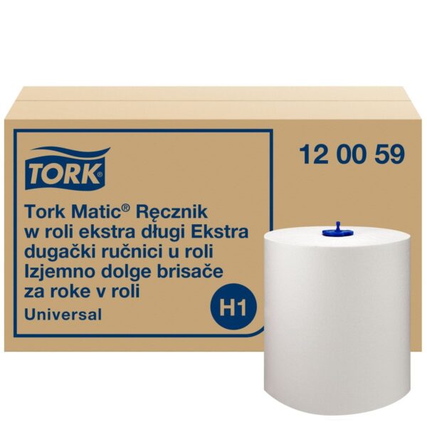 Tork Matic Universal H1 – кърпи за ръце на ролка, 1 пласт, 6 x 280 м