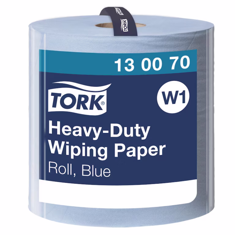 Почистваща Хартия Tork Синя W1 – 340 м, QuickDry, 2-пластова