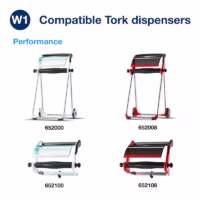 Почистваща Хартия Tork Синя W1 – 340 м, QuickDry, 2-пластова