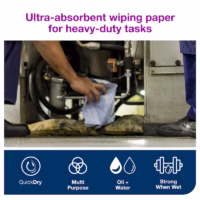 Почистваща Хартия Tork Синя W1 – 340 м, QuickDry, 2-пластова