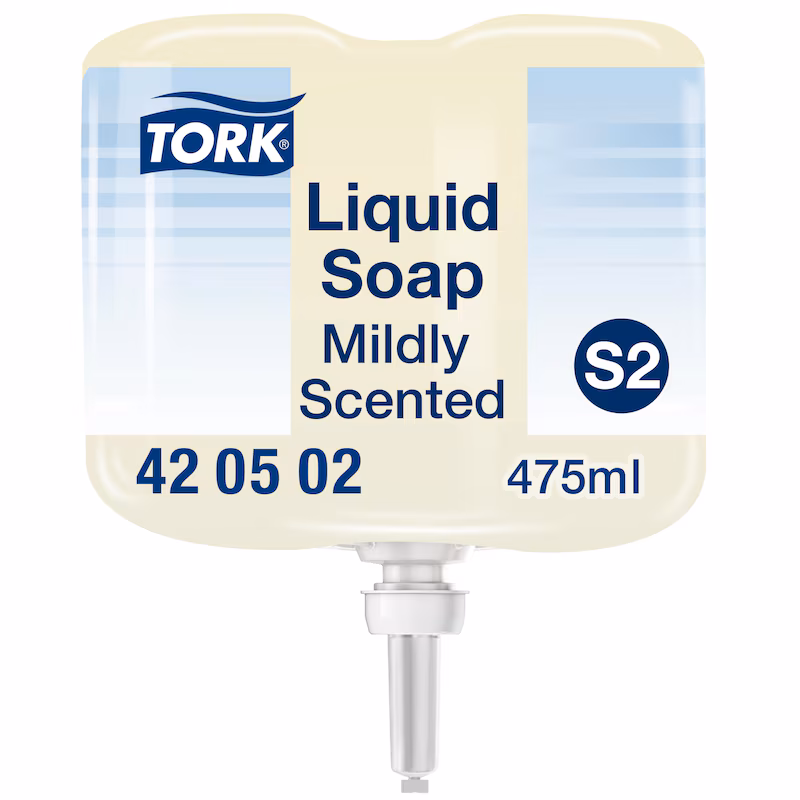 753428 (1) Tork Мини течен сапун с аромат S2 – 96% натурален, 475 мл, EU Ecolabel