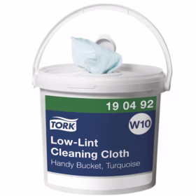 Tork Кофа с кърпи за дезинфекция, ниско влакноотделяне Handy Bucket W10 Tork Кофа с кърпи за дезинфекция, ниско влакноотделяне Handy Bucket W10