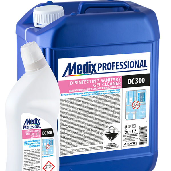 MEDIX Professional DC 300 - дезинфекциращ гел за санитарни помещения