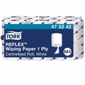 Tork Reflex хартиени кърпи на ролка M4, 1 пласт, 6 x 300 м Tork Reflex хартиени кърпи на ролка M4, 1 пласт, 6 x 300 м