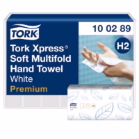 Сгънати кърпи за ръце Tork Xpress H2 – 2 пласта, 3150 бр.