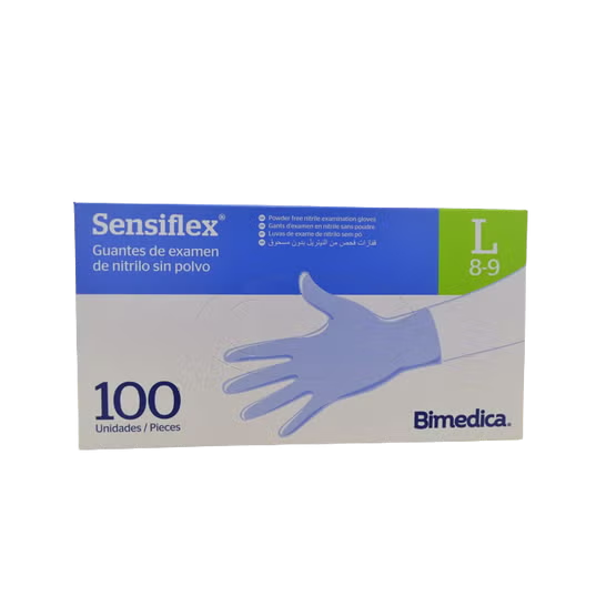 Санитарни консумативи за бизнеса Нитрилни ръкавици без пудра Sensiflex – 100 бр.